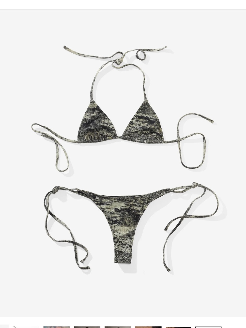 Crawling Death Bikini Set in Mountain - Women's Swim